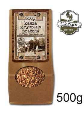 KASZA GRYCZANA PALONA 500 G POLSKA PRAŻONA Z OBŁUSKANYCH NASION GRYKI